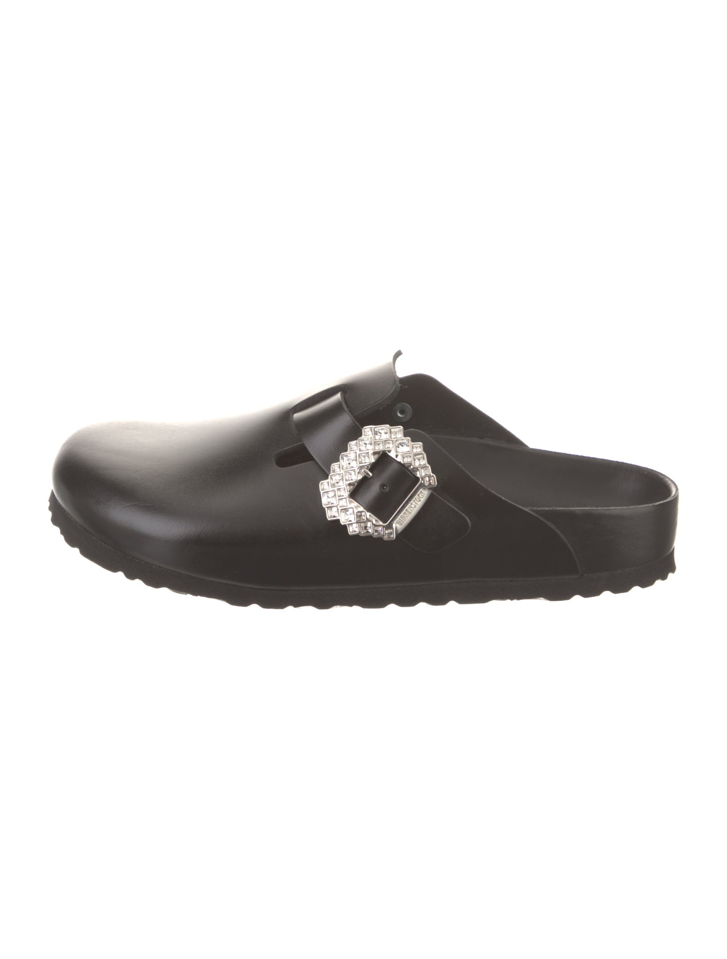 Manolo Blahnik x Birkenstock Leather Studded Accents Mules