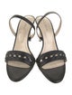 Mia Becar Leather Slingback Sandals