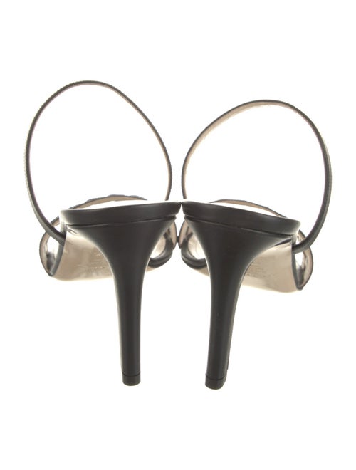 Mia Becar Leather Slingback Sandals