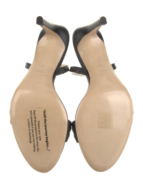 Mia Becar Leather Slingback Sandals