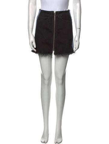Marcelo Burlon Skirts Distressed Accents Mini Skirt S