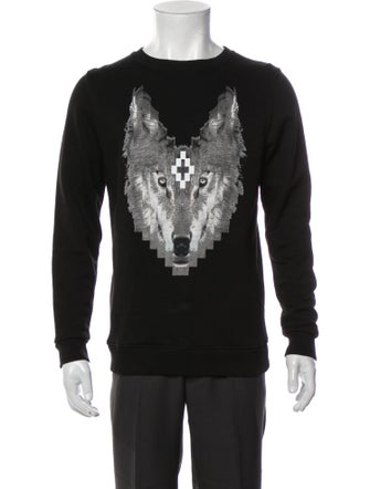 Marcelo Burlon Graphic Print Crew Neck Pullover