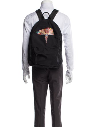 Marcelo Burlon Printed Canvas Backpack
