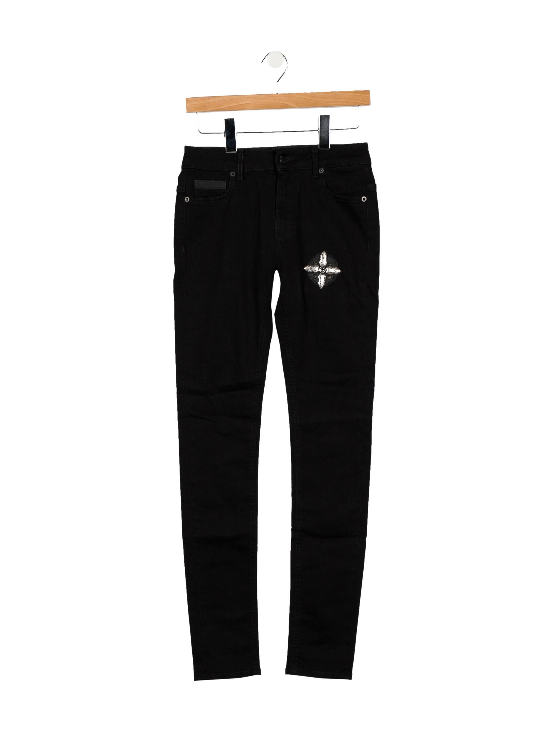 Marcelo Burlon Mid-Rise Skinny Leg Jeans