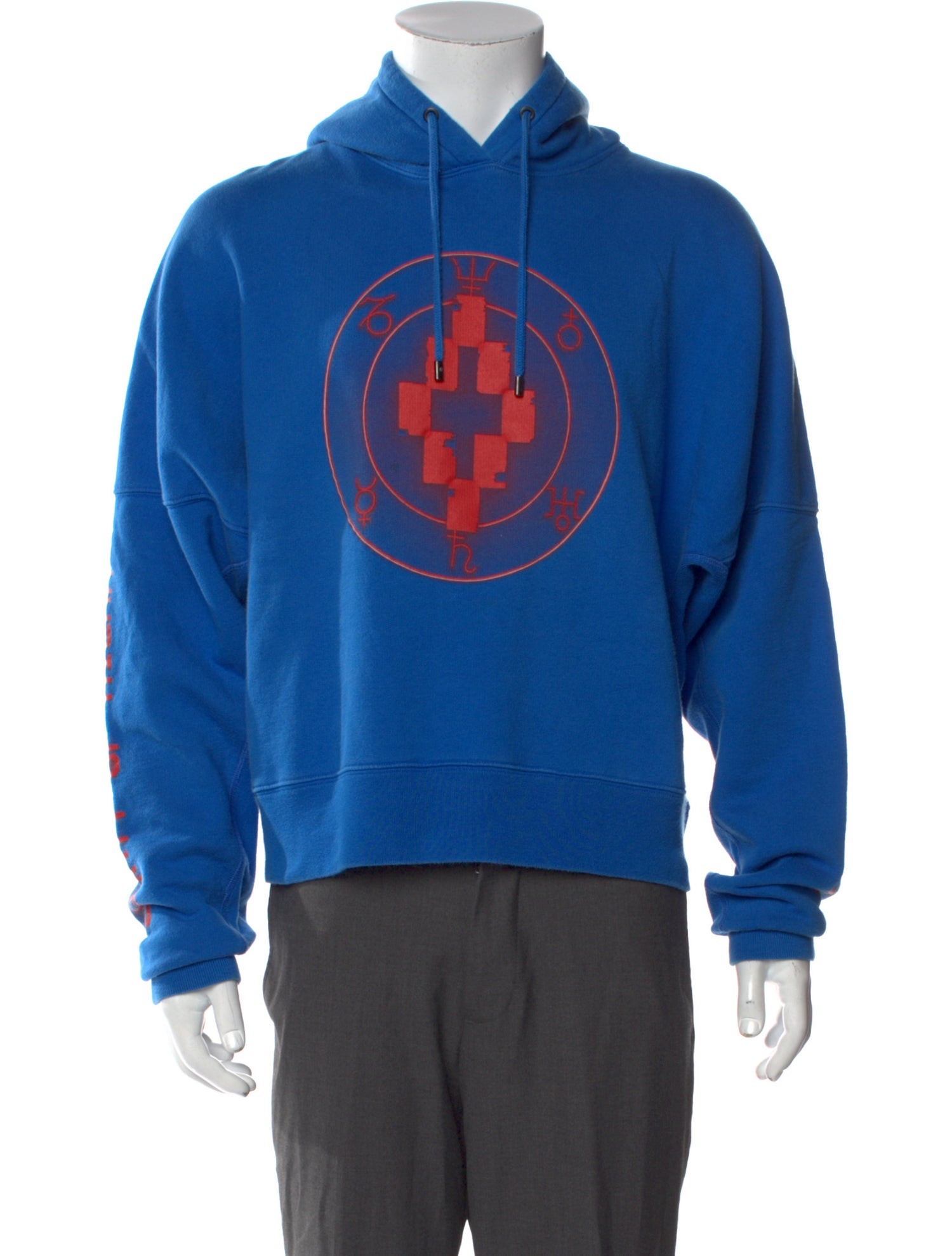 Marcelo Burlon Graphic Print Crew Neck Hoodie