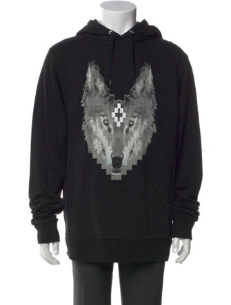 Marcelo Burlon Graphic Print Crew Neck Hoodie