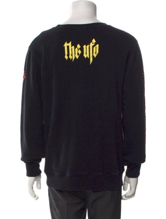 Marcelo Burlon Graphic Print Crew Neck Pullover