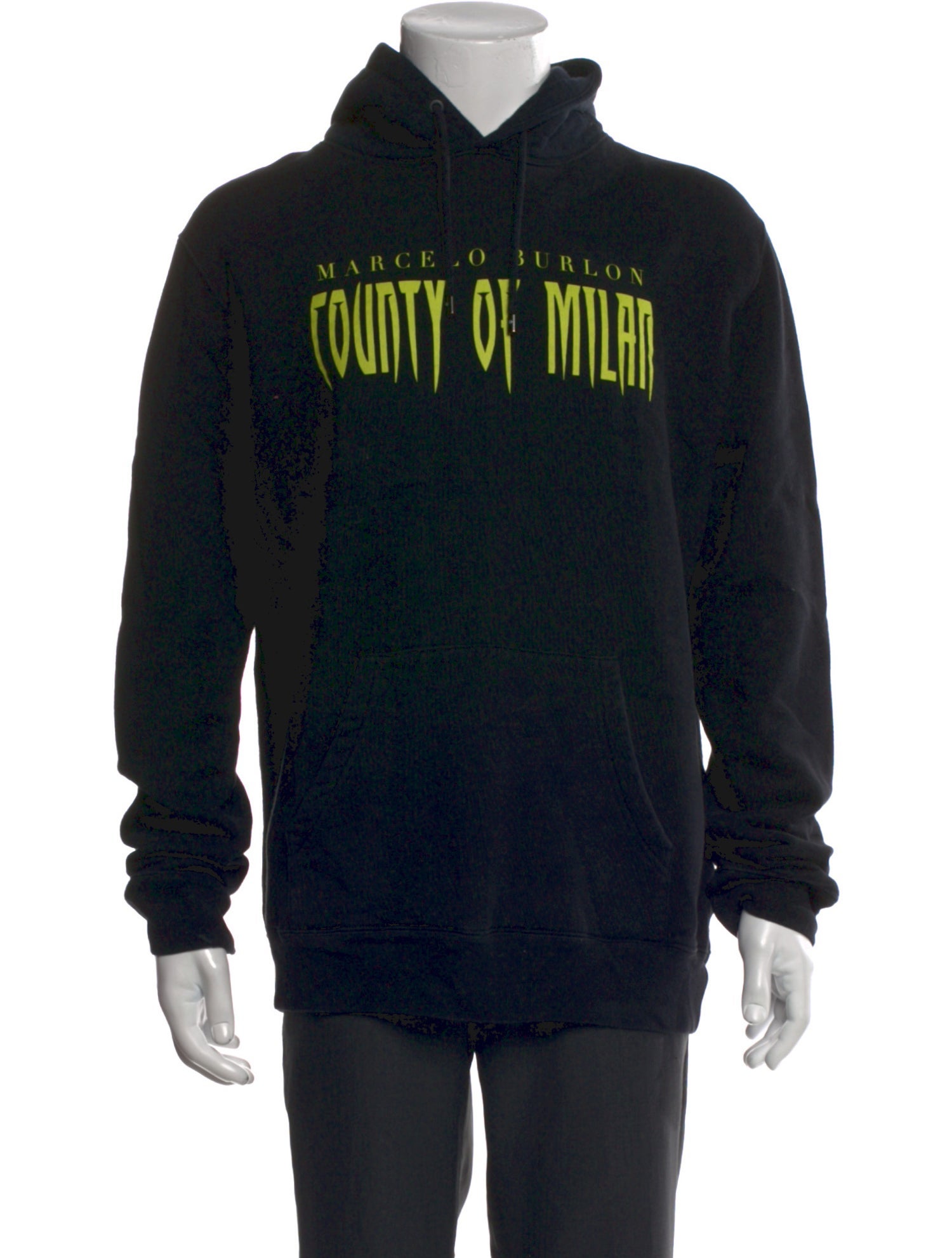 Marcelo Burlon Graphic Print Crew Neck Hoodie