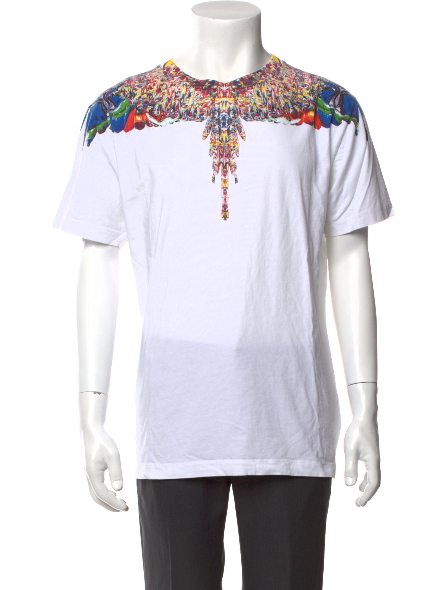 Saint Laurent 2017 Graphic Print T-Shirt - Grey T-Shirts