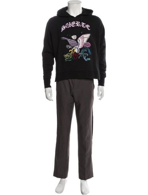 Marcelo Burlon Graphic Print Crew Neck Hoodie