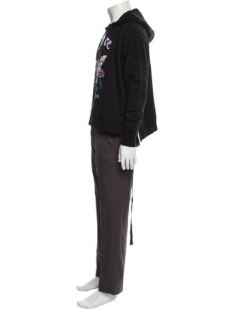 Marcelo Burlon Graphic Print Crew Neck Hoodie