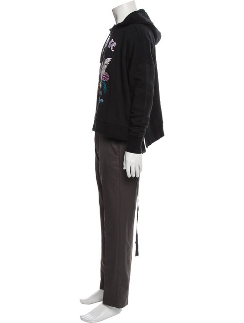 Marcelo Burlon Graphic Print Crew Neck Hoodie