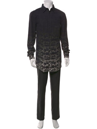 Marcelo Burlon Graphic Print Long Sleeve Shirt