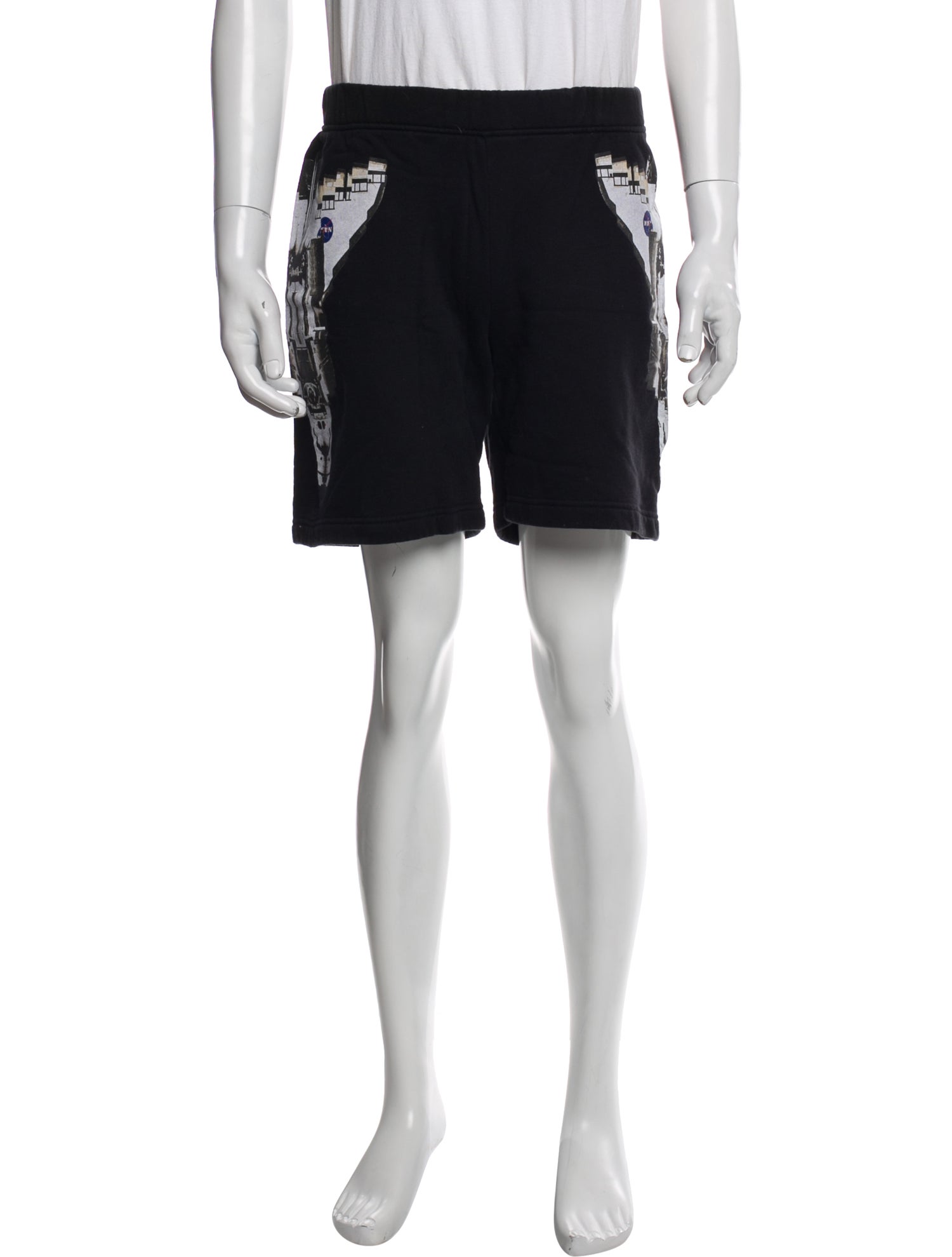 Marcelo Burlon Graphic Print Jogger Shorts