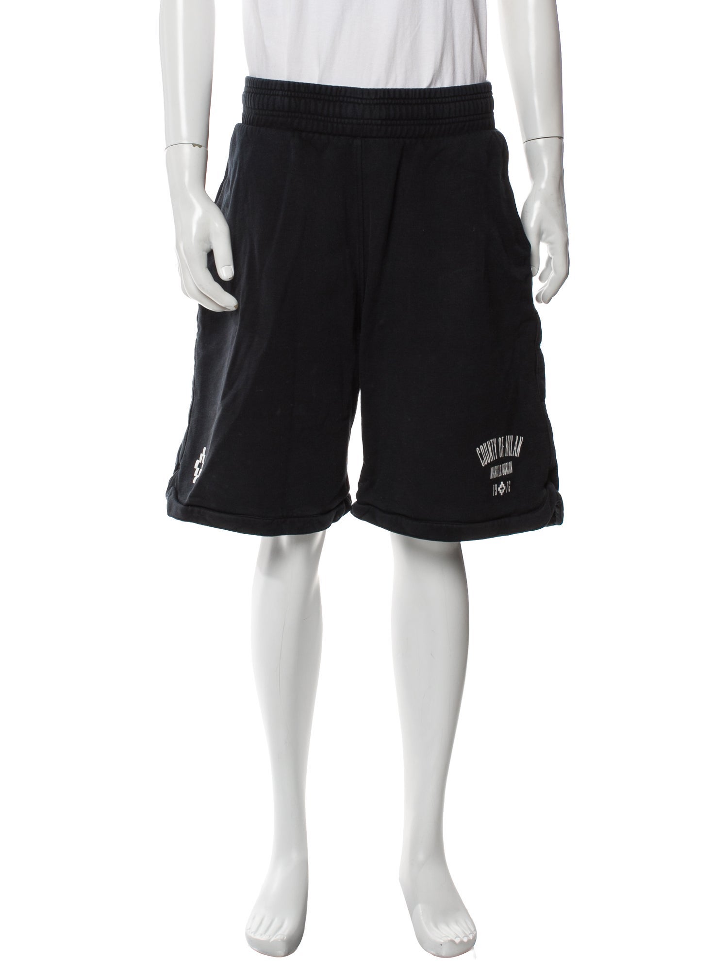 Marcelo Burlon Graphic Print Jogger Shorts
