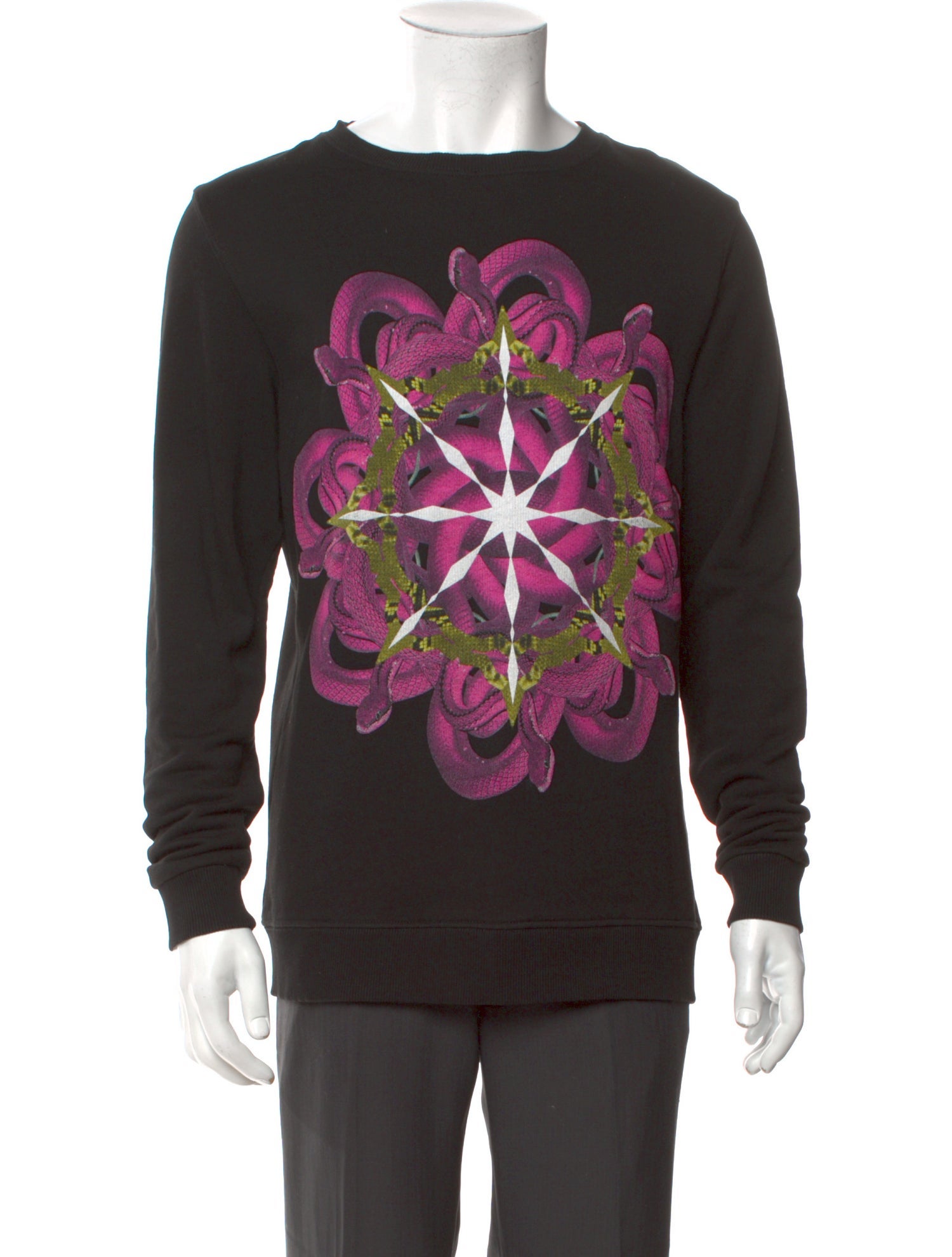 Marcelo Burlon Graphic Print Crew Neck Sweatshirt