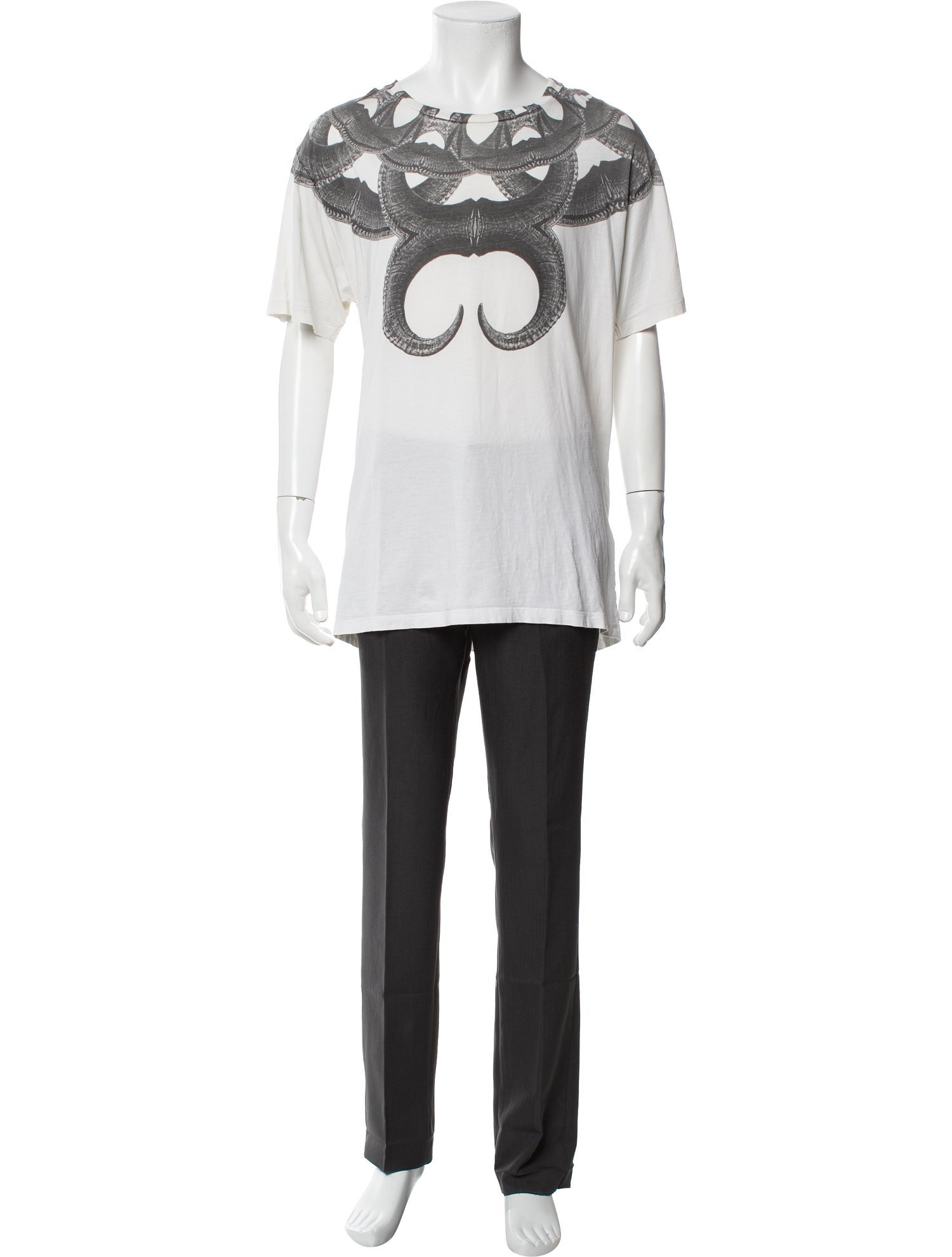 Marcelo Burlon Graphic Print Scoop Neck T-Shirt