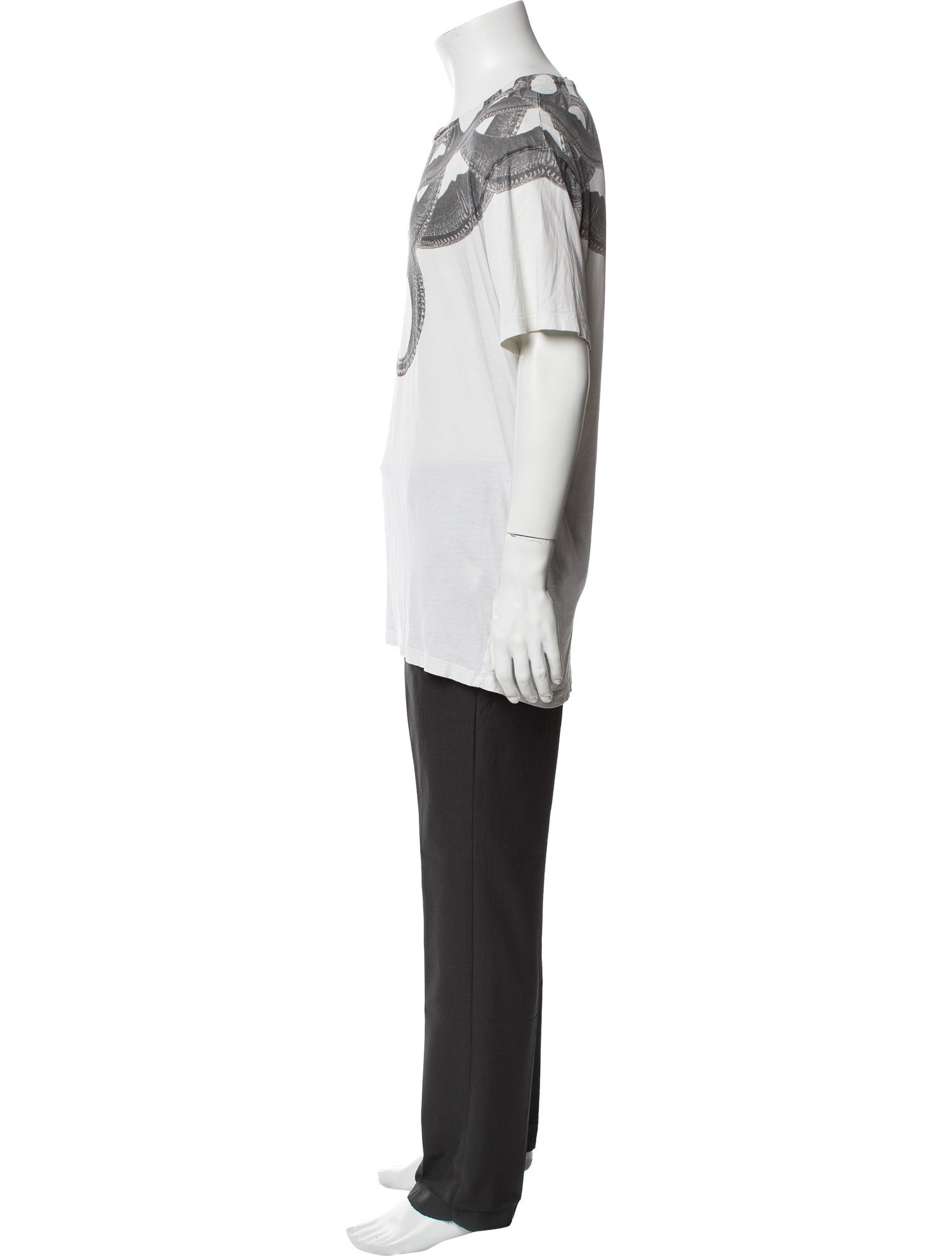 Marcelo Burlon Graphic Print Scoop Neck T-Shirt