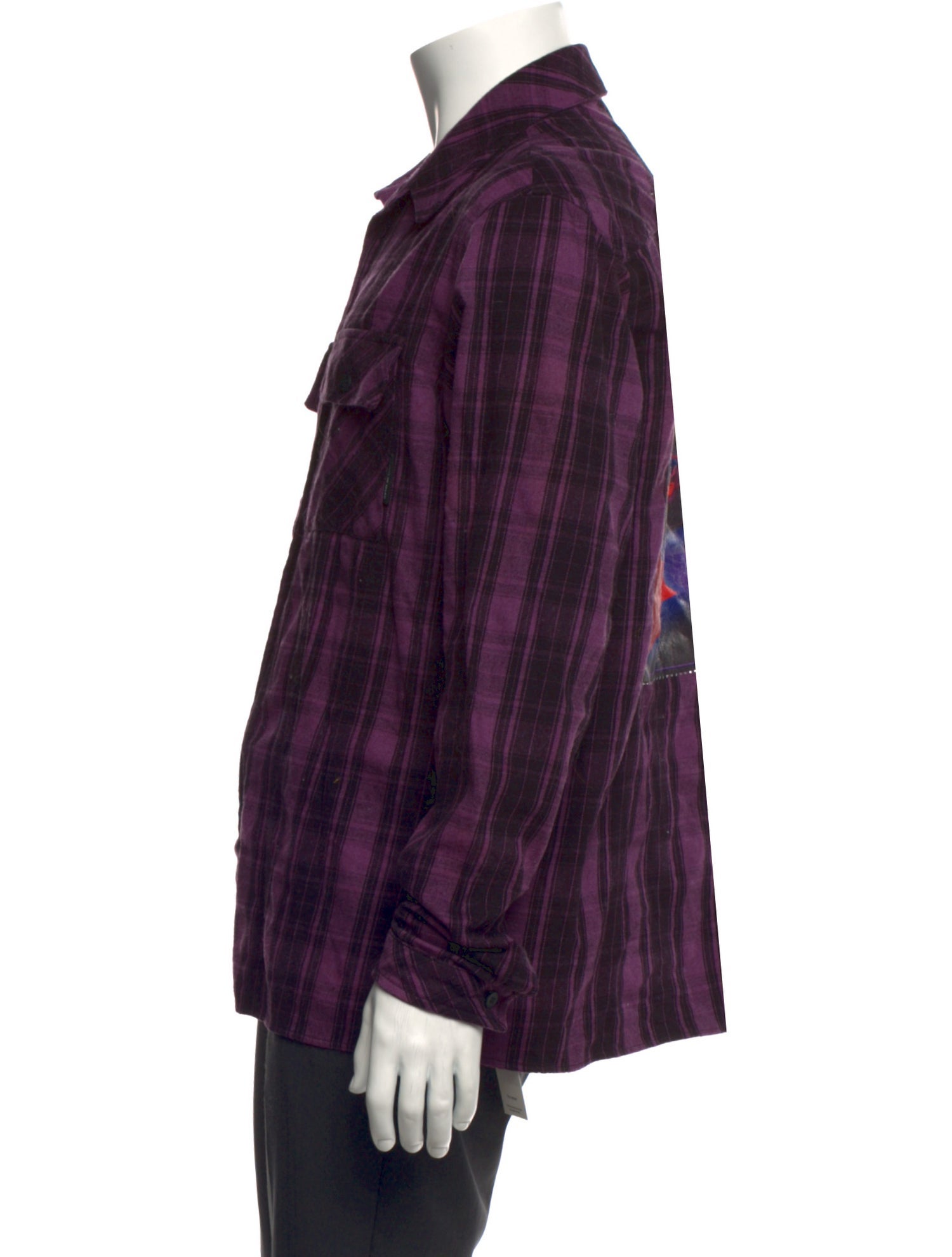 Marcelo Burlon Plaid Print Long Sleeve Western Shirt