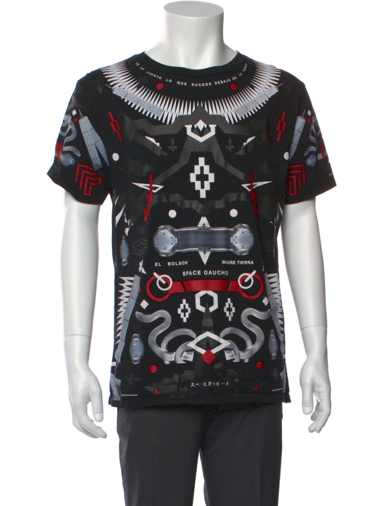 Marcelo Burlon Printed Crew Neck T-Shirt