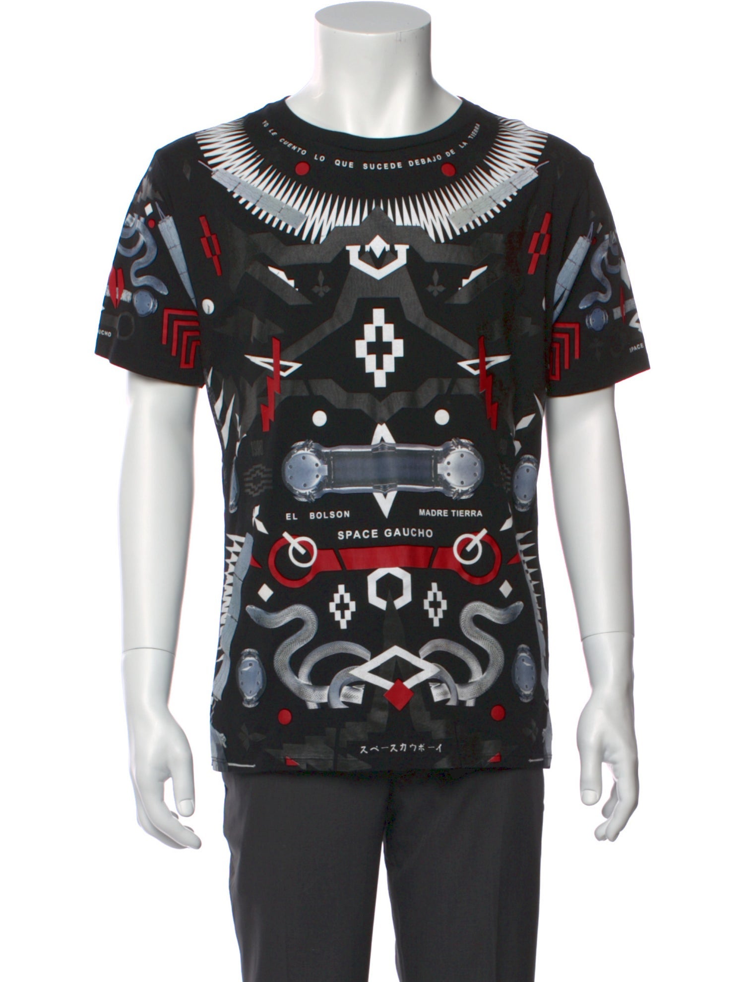 Marcelo Burlon Printed Crew Neck T-Shirt