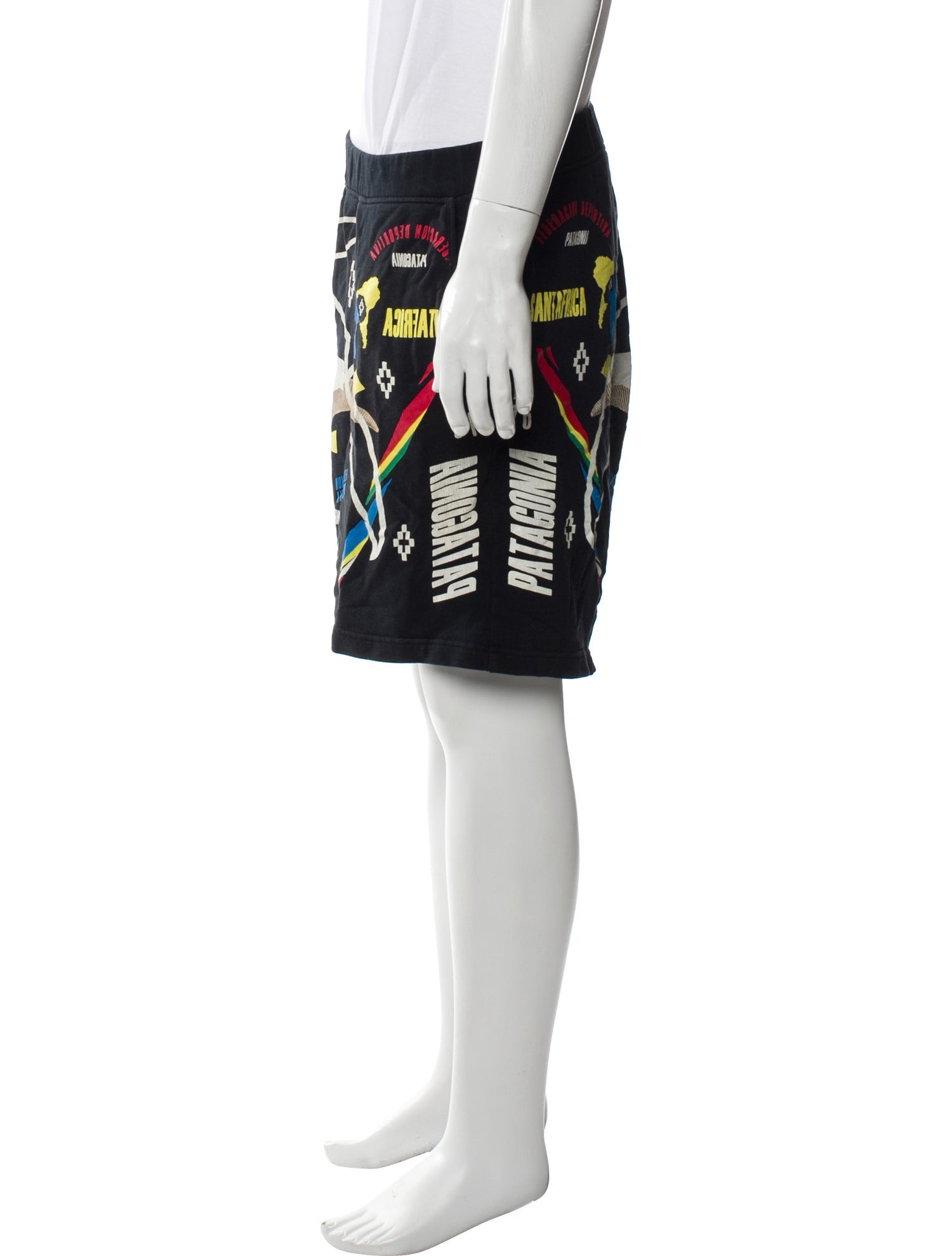 Marcelo Burlon Graphic Print Jogger Shorts