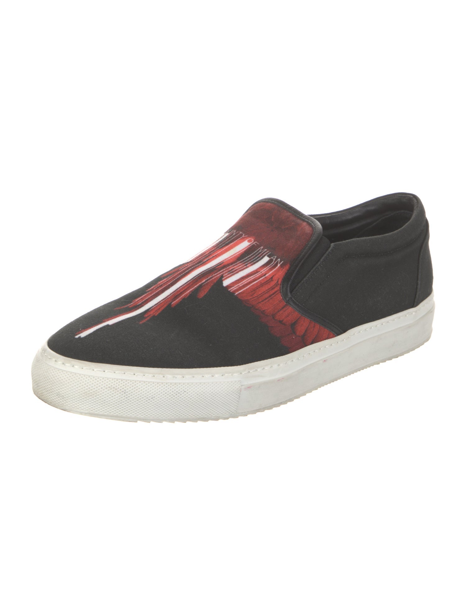 Marcelo Burlon Canvas Graphic Print Sneakers