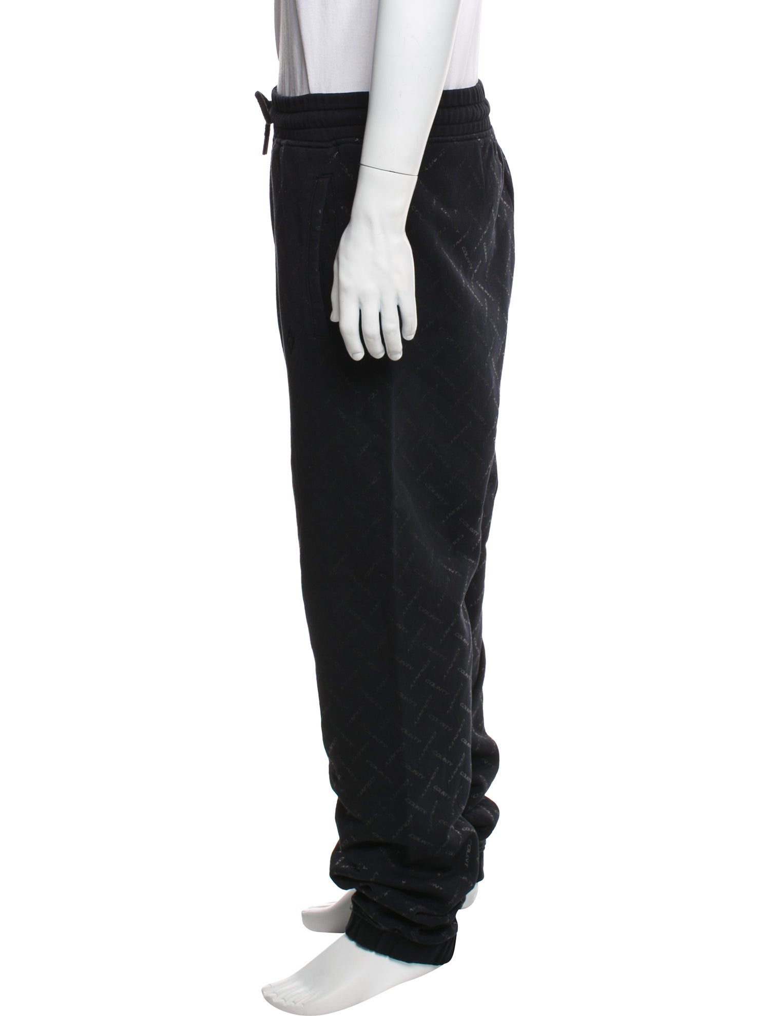 Marcelo Burlon Embroidered Accent Lounge Bottoms
