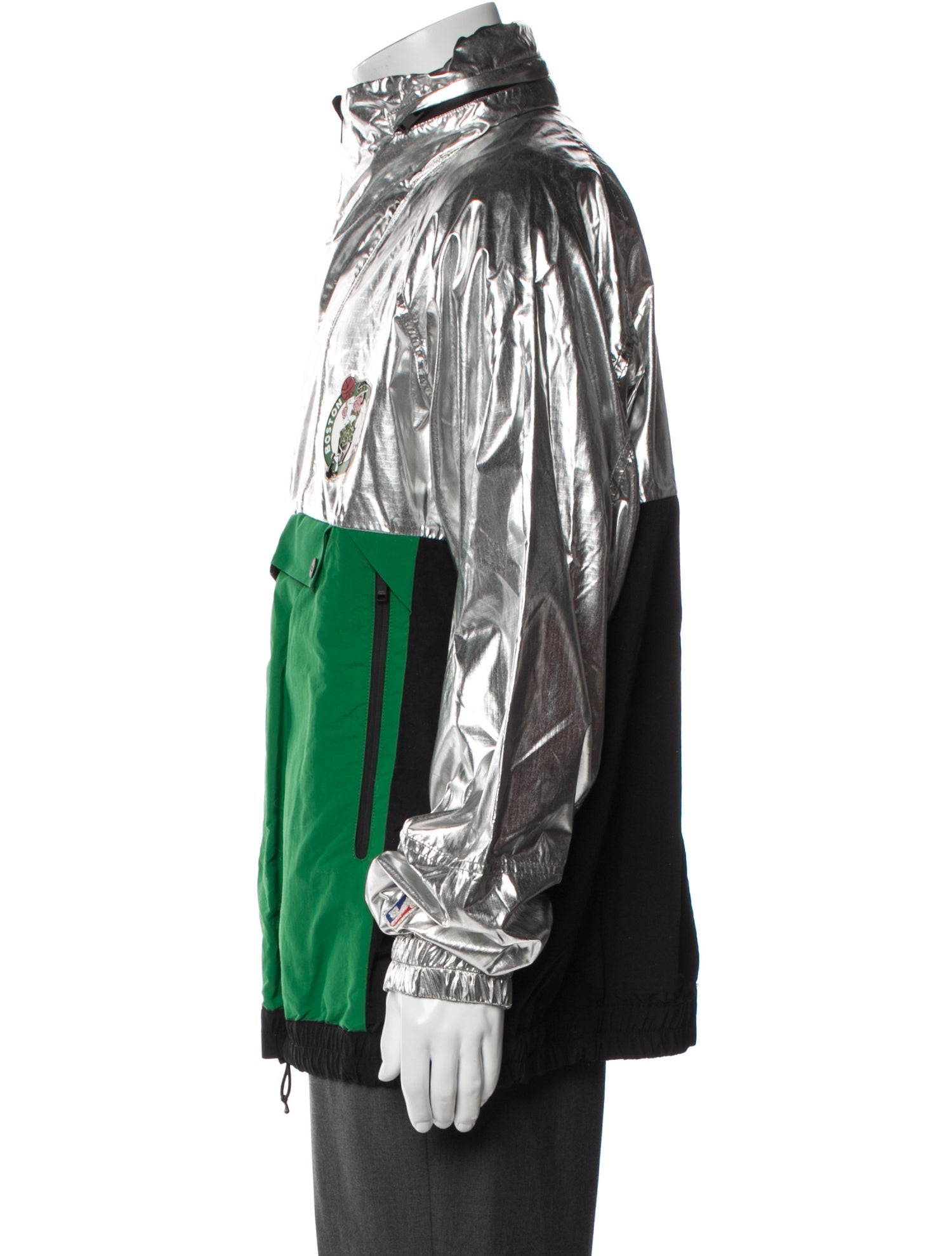 Marcelo Burlon Colorblock Pattern Windbreaker