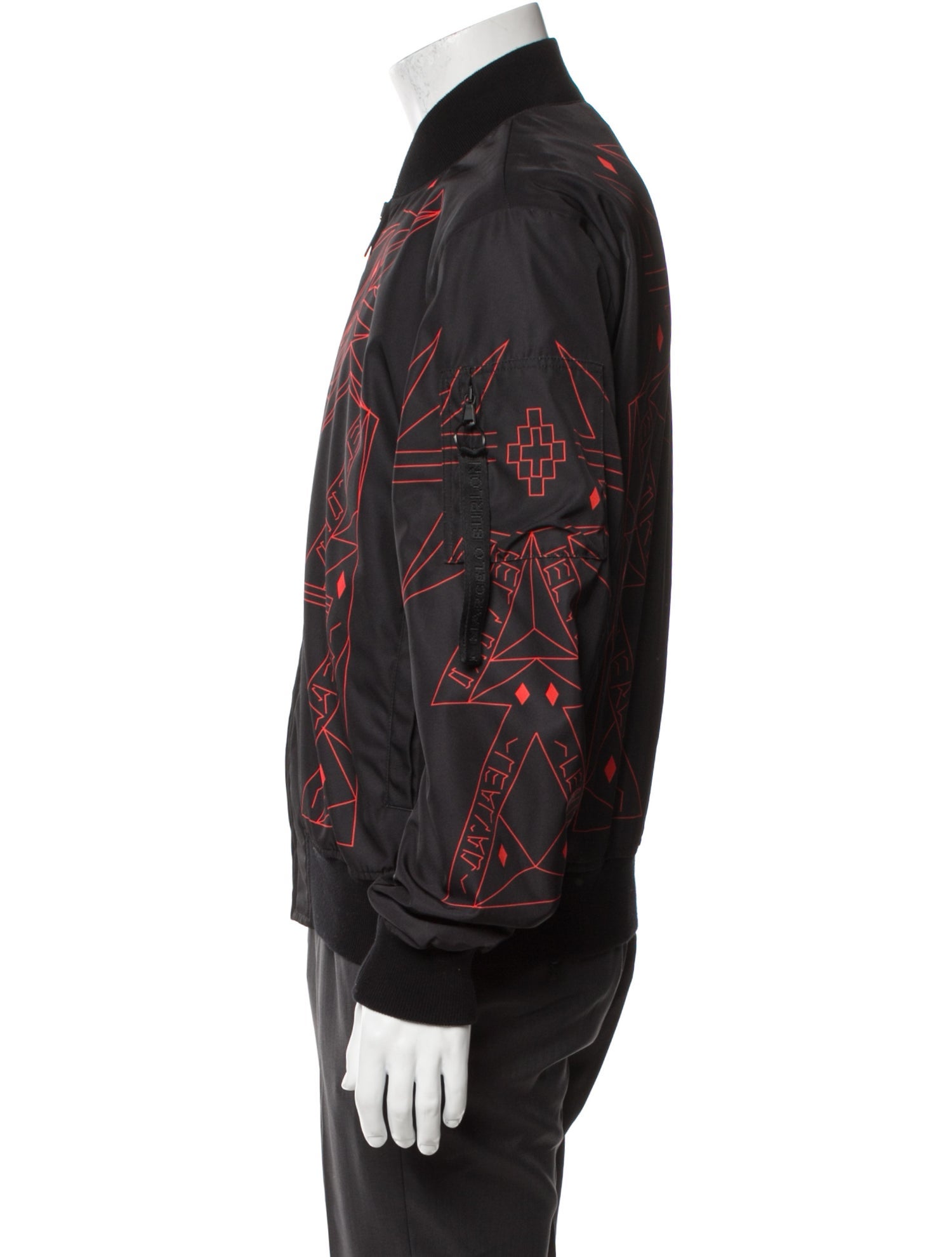 Marcelo Burlon Graphic Print Bomber Jacket