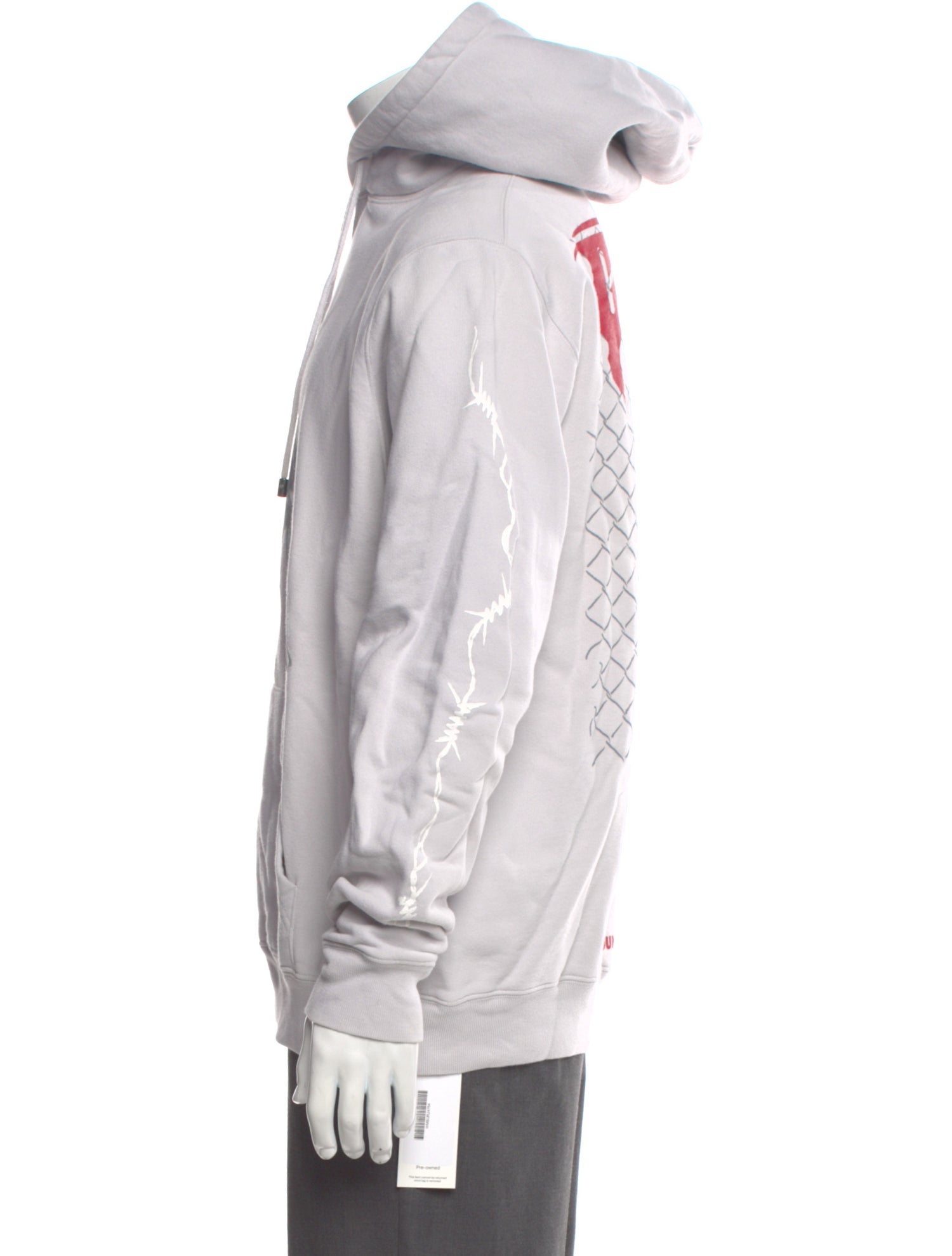 Marcelo Burlon Graphic Print Crew Neck Hoodie