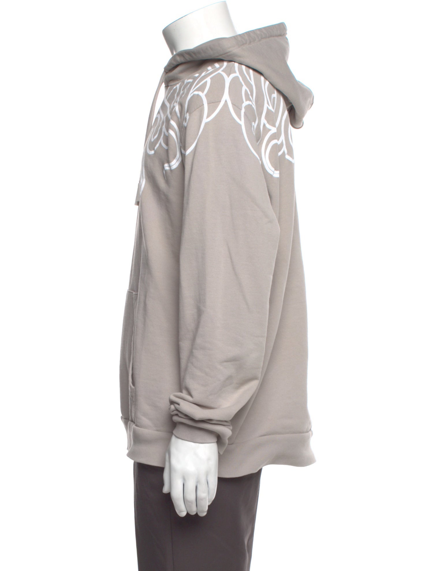 Marcelo Burlon Graphic Print Crew Neck Hoodie