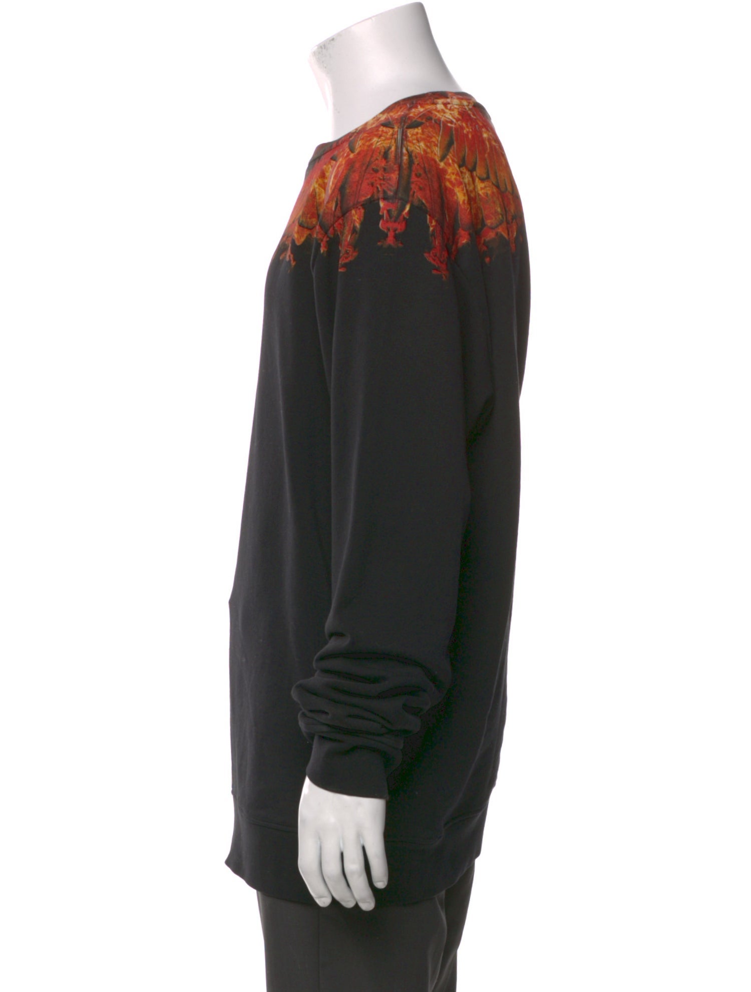 Marcelo Burlon Graphic Print Crew Neck Polo Sweater