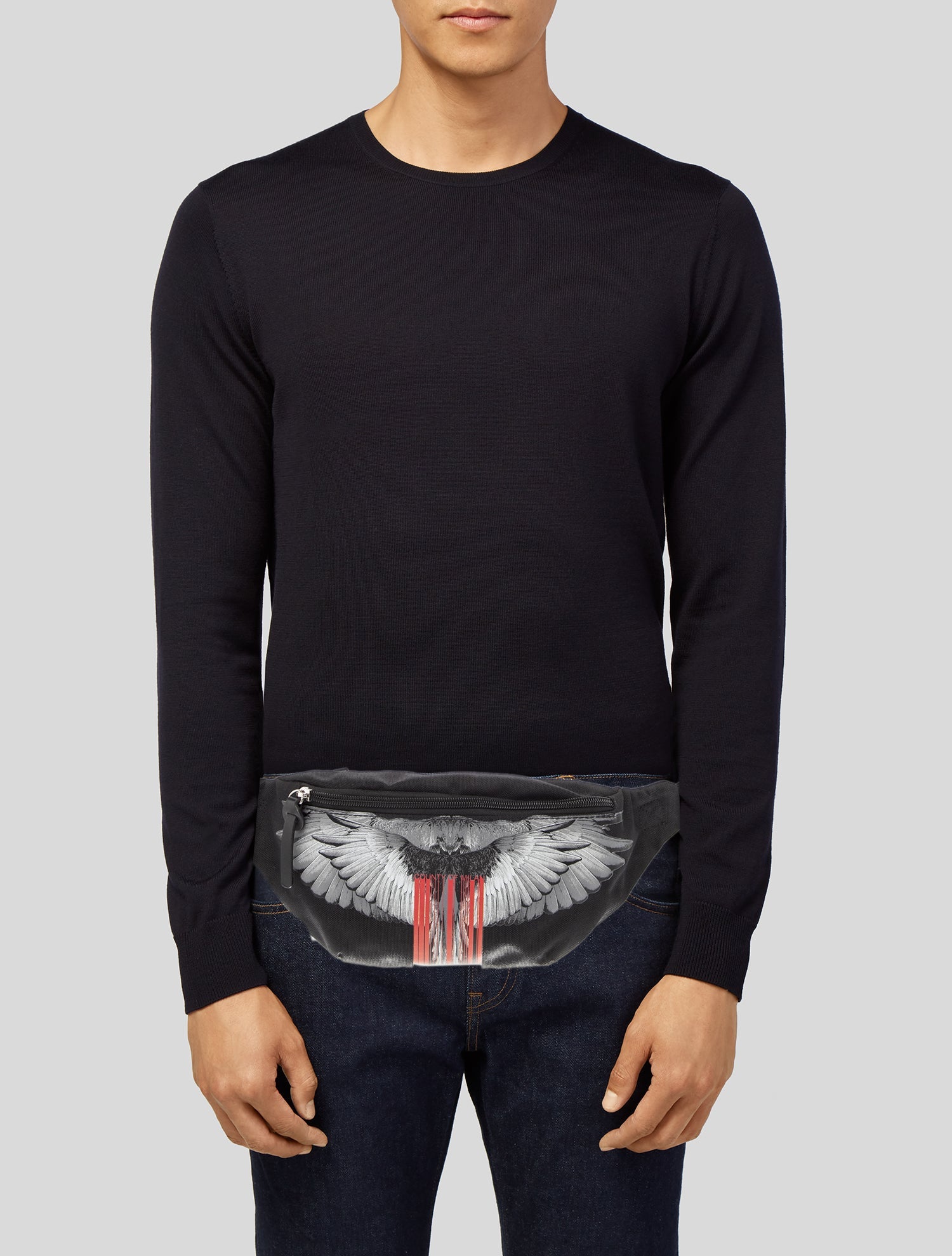 Marcelo Burlon Canvas Belt Bag