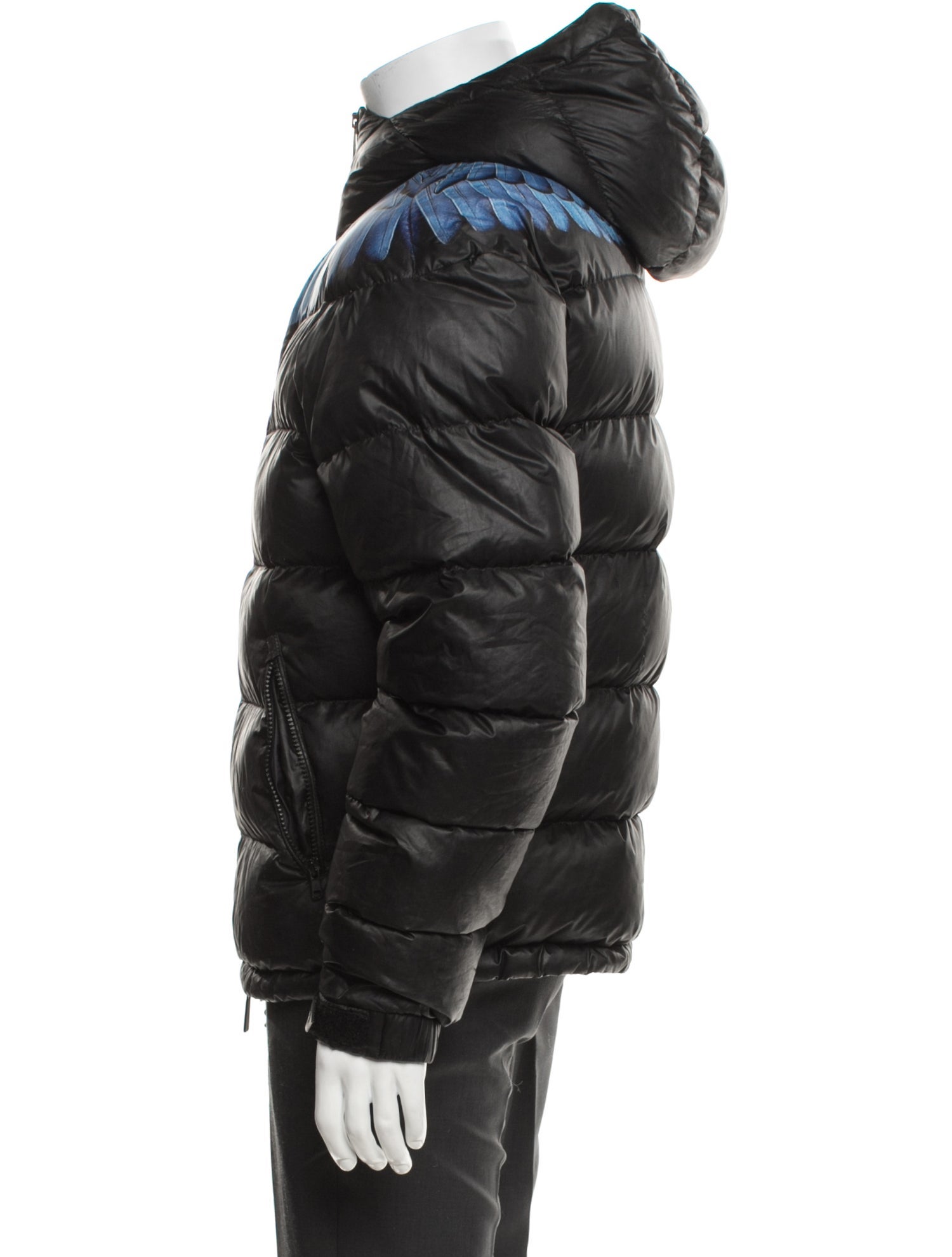 Marcelo Burlon Printed Puffer Coat
