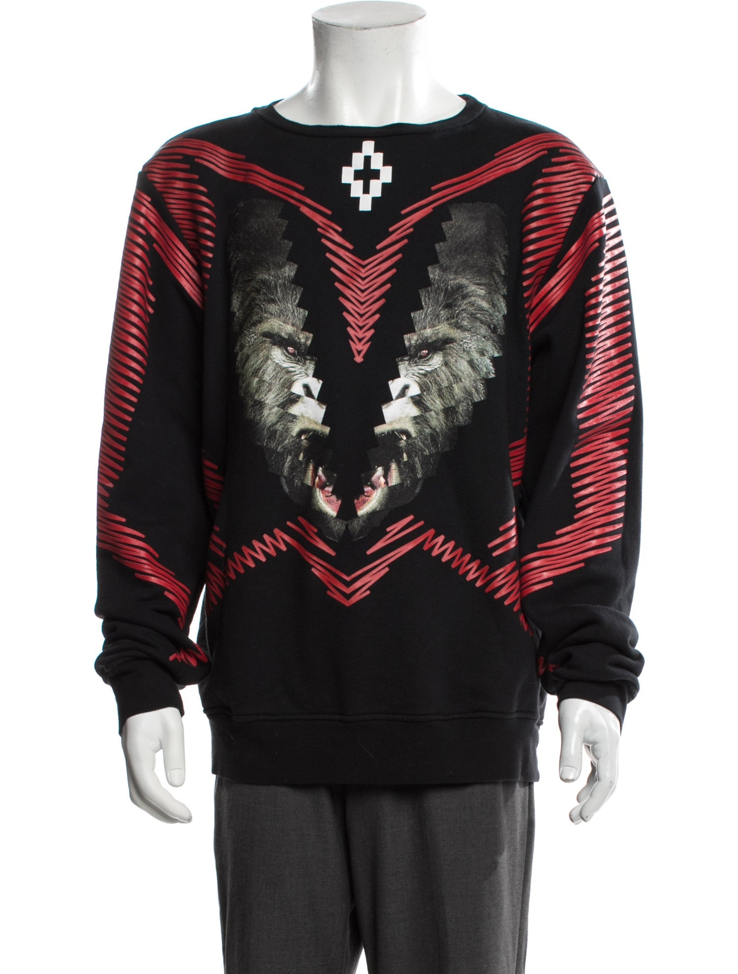 Marcelo Burlon Graphic Print Crew Neck Pullover