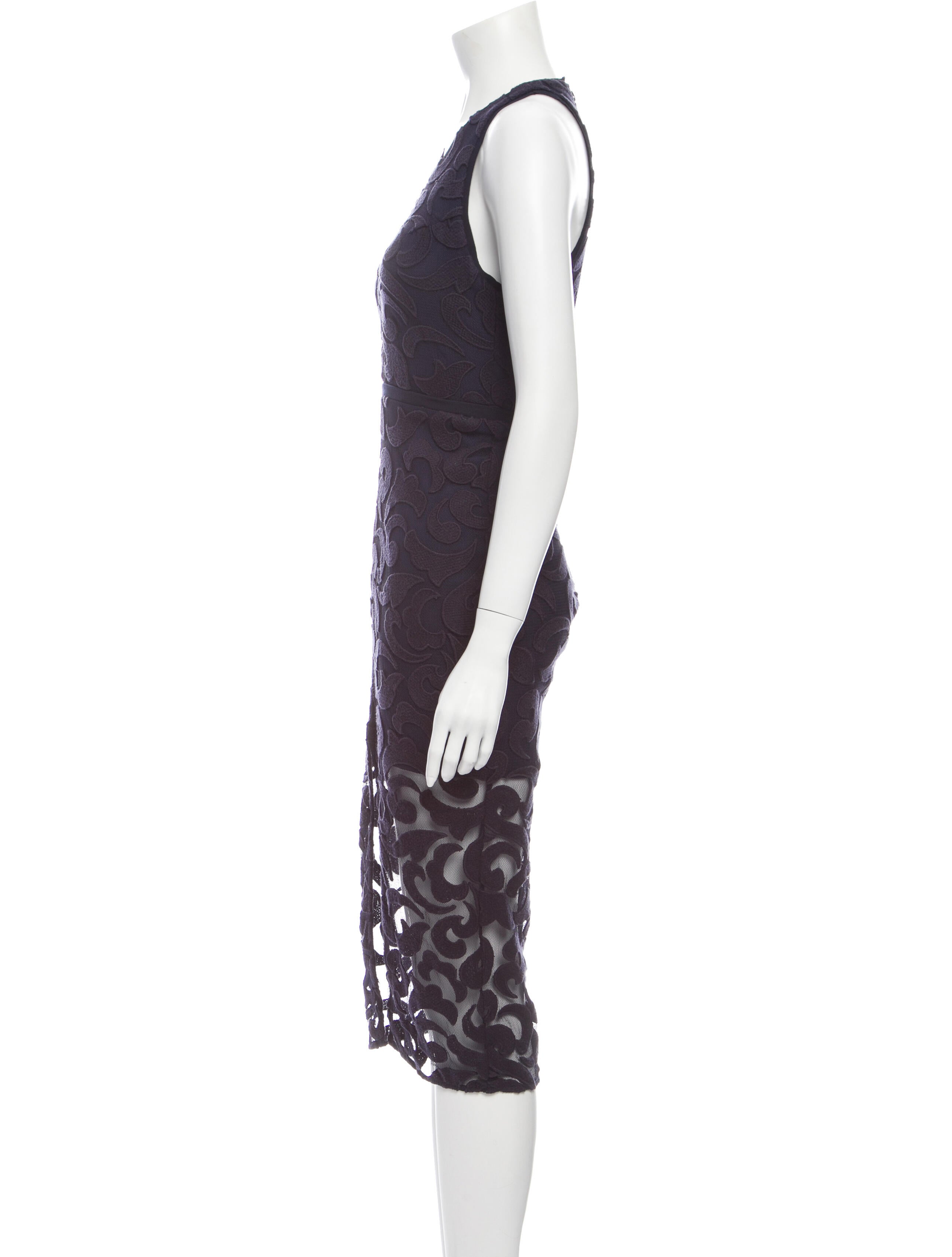 Manning Cartell Lace Pattern Midi Length Dress