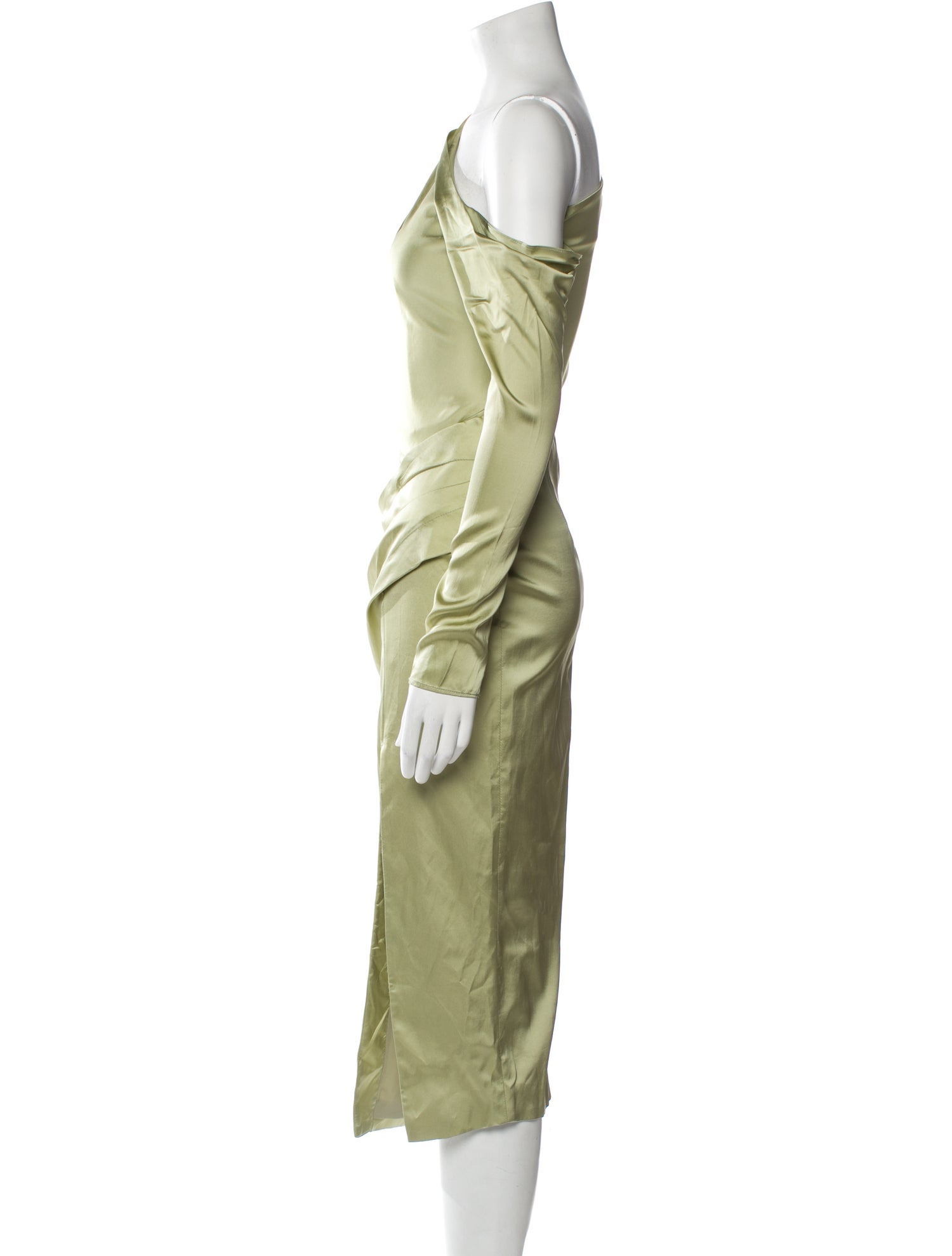 Manning Cartell One-Shoulder Long Dress - Green Dresses, Clothing -  WMC21127 | The RealReal