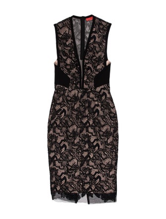 Manning Cartell Lace Pattern Knee-Length Dress