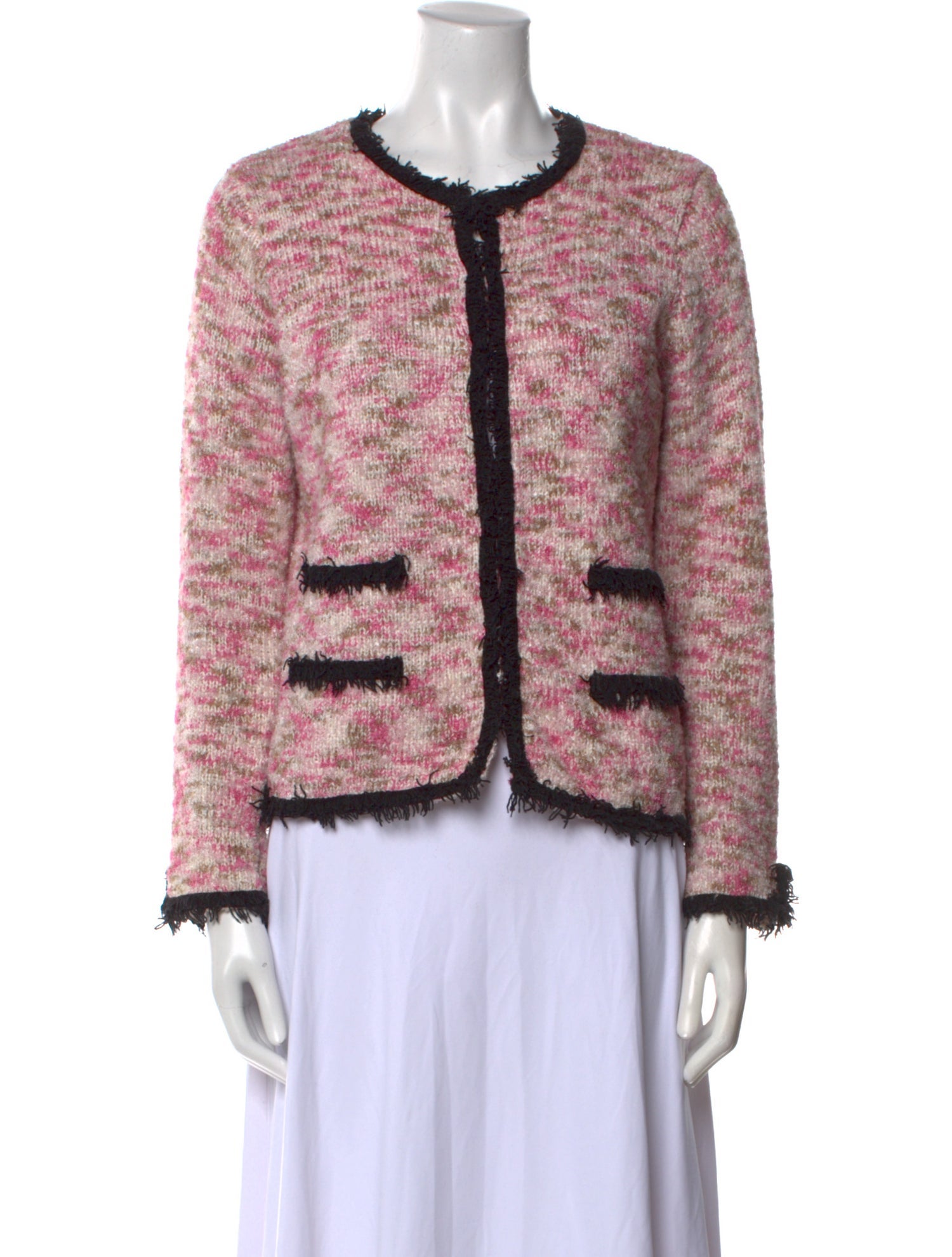 Marisa Christina Printed Crew Neck Sweater