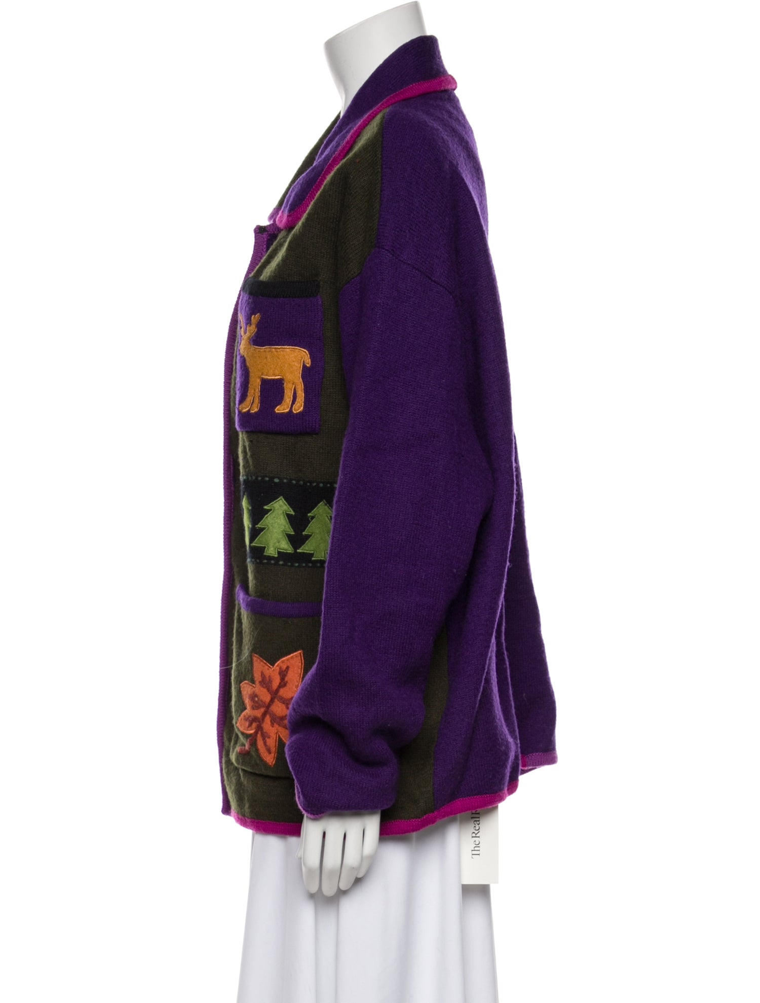 Marisa Christina Wool Printed Sweater