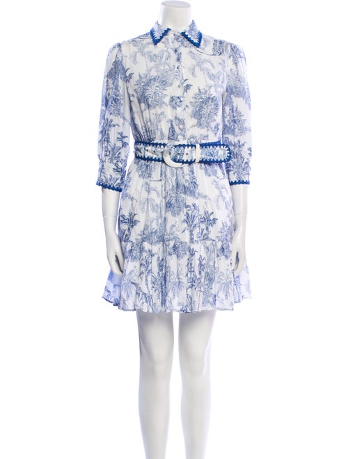 MC2 Saint Barth Floral Print Mini Dress