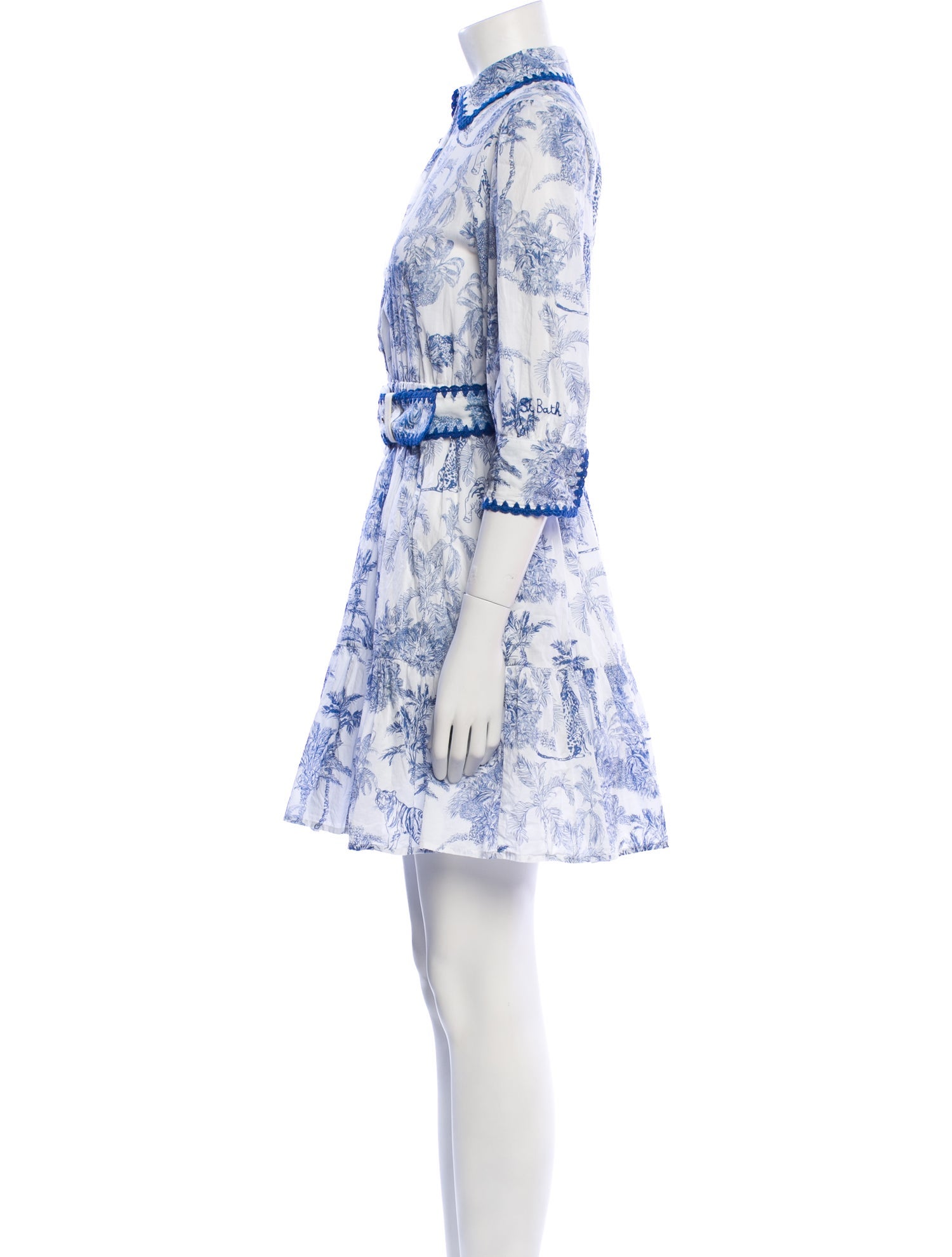 MC2 Saint Barth Floral Print Mini Dress