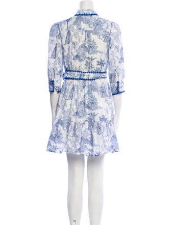 MC2 Saint Barth Floral Print Mini Dress