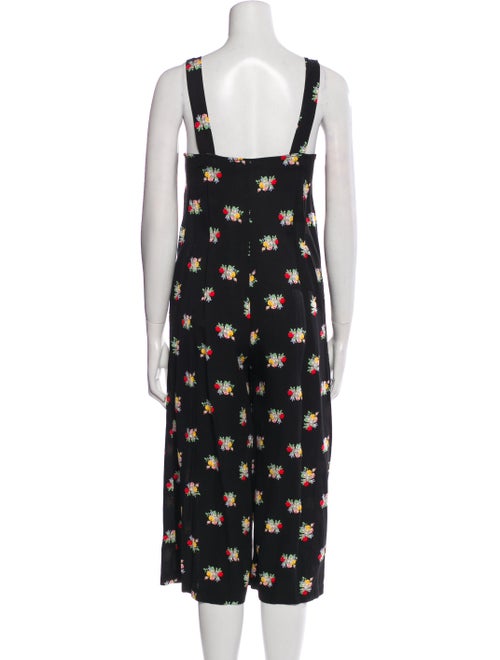 Alice McCall Floral Print V-Neck Overalls