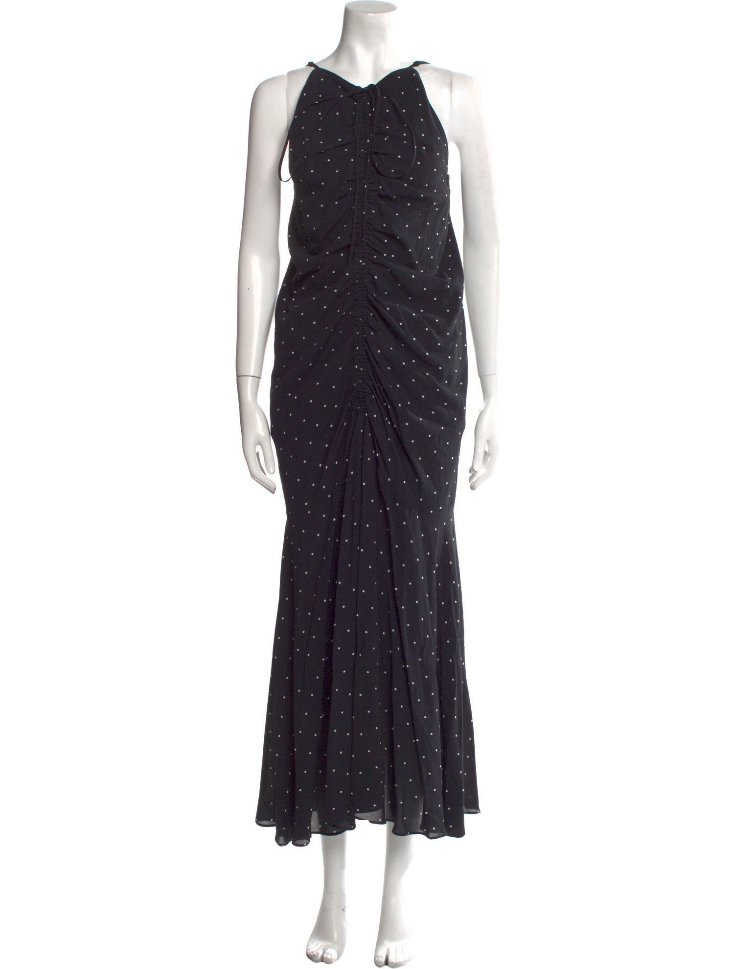 alice mccall oscar ruched midi dress Oscar de la Renta Plunging Sweetheart Cocktail Dress