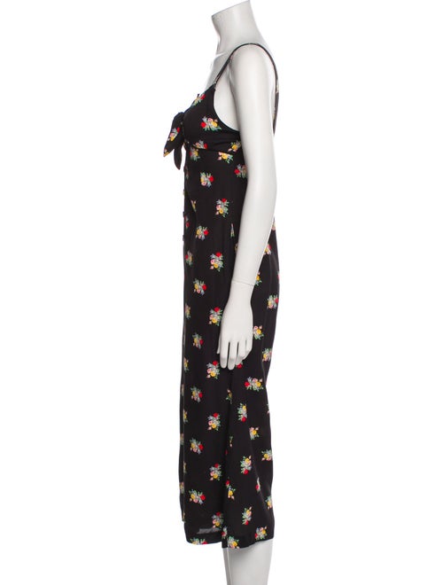 Alice McCall Floral Print Square Neckline Jumpsuit