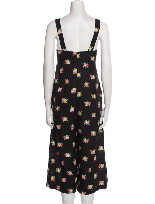 Alice McCall Floral Print Square Neckline Jumpsuit