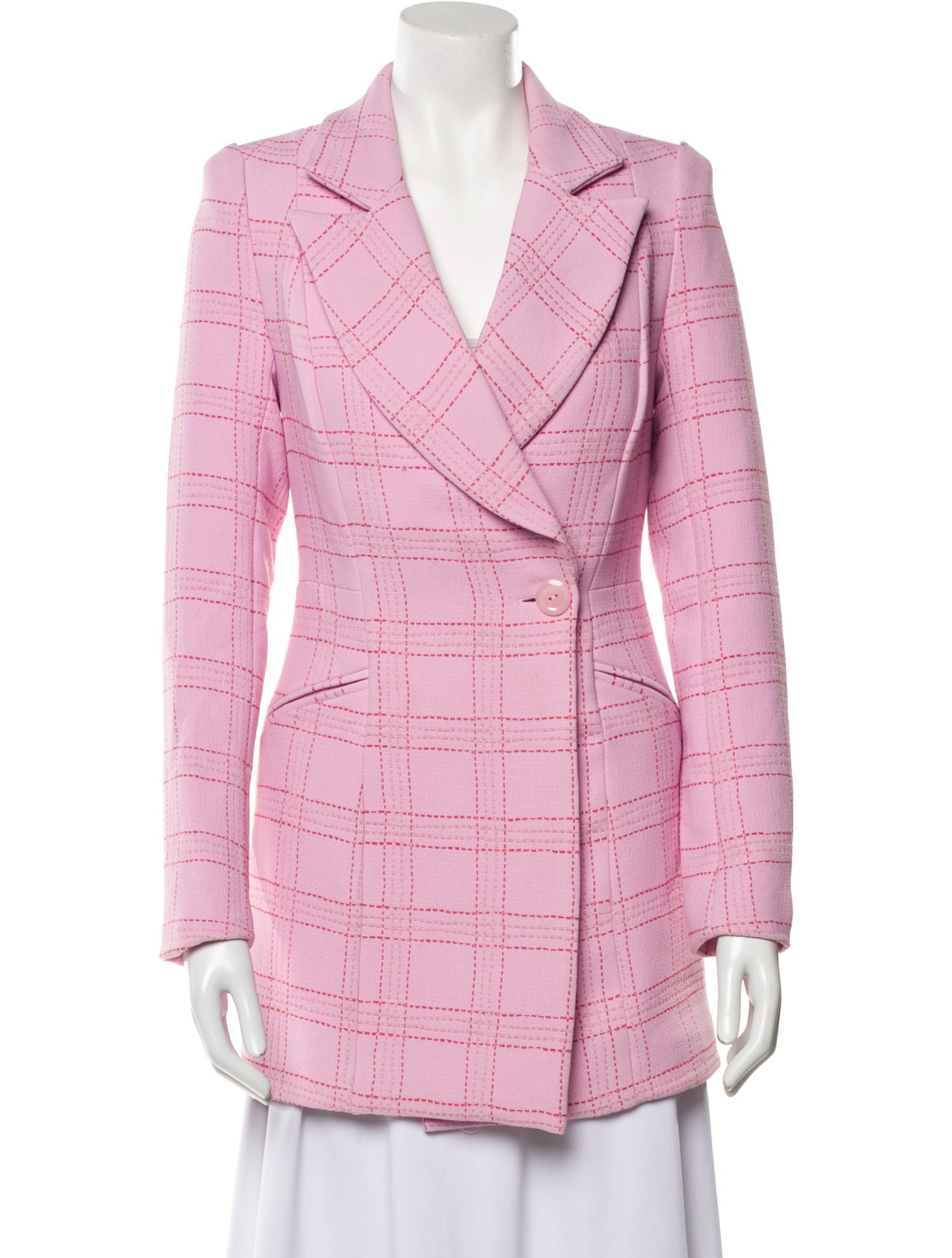 Alice McCall Plaid Print Blazer