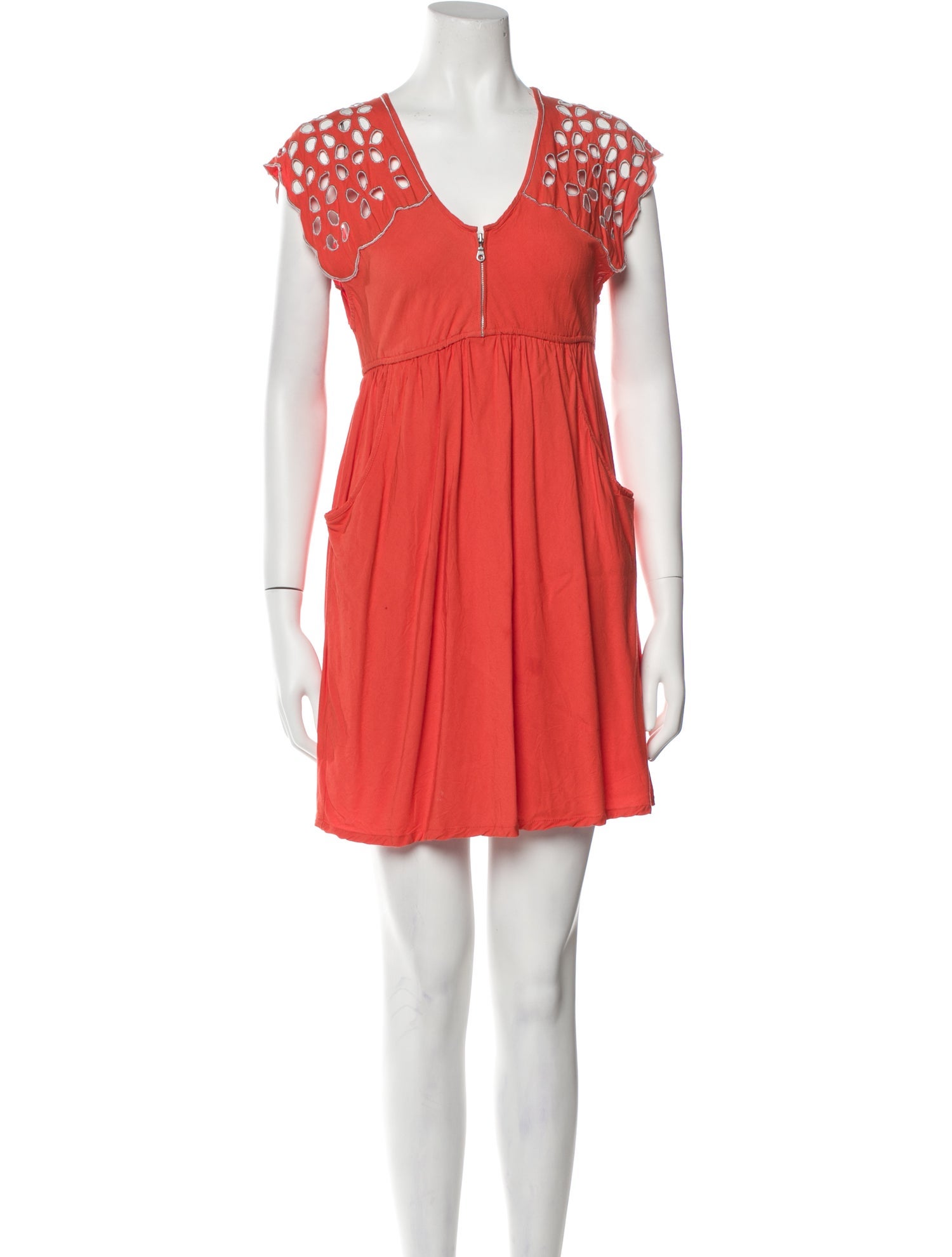 Alice McCall V-Neck Mini Dress